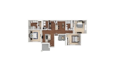 Tangerine 3 Bedroom Lake Nona Apartment in Orlando, FL