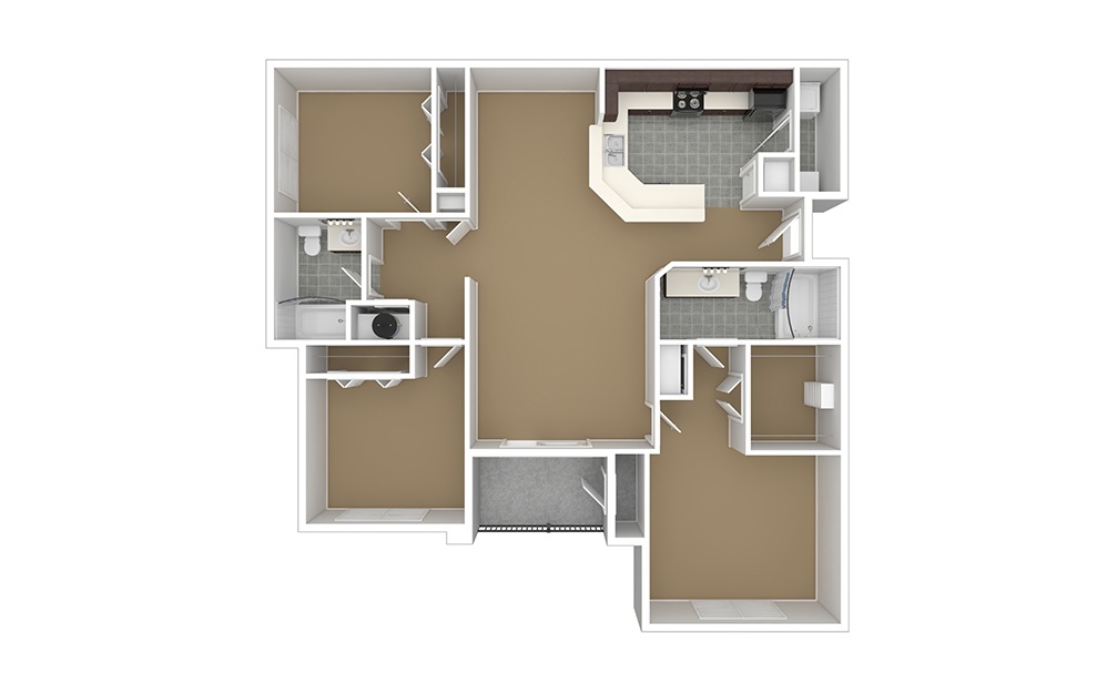 York 3 bedroom 2 bath 1293 square feet (1)
