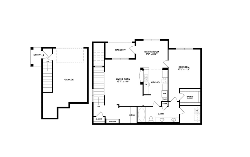Gasparilla 1 bedroom 1 bath 953 square feet (2)
