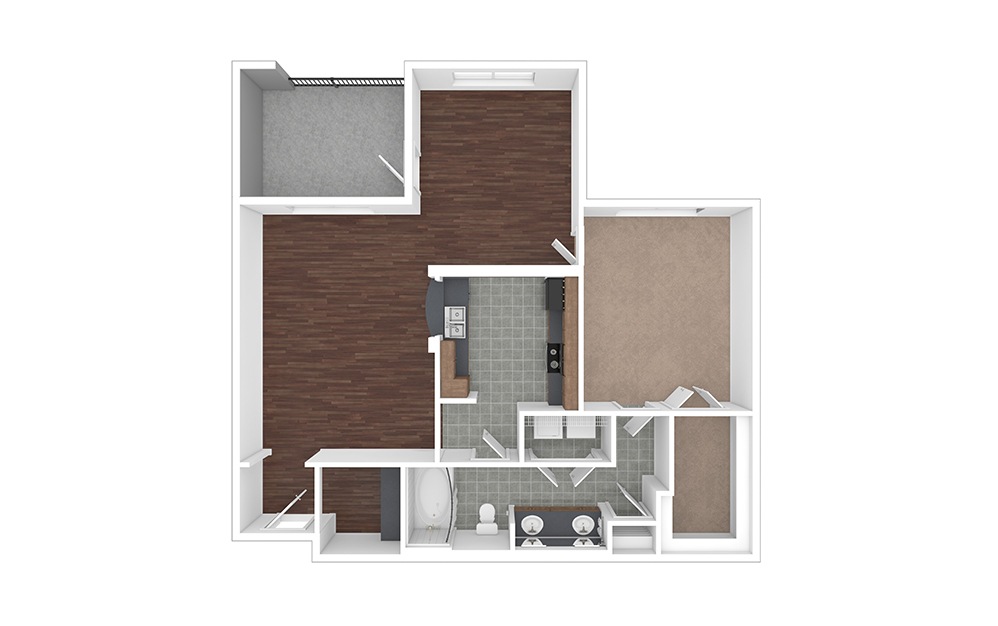 Channelside 1 bedroom 1 bath 888 square feet (1)