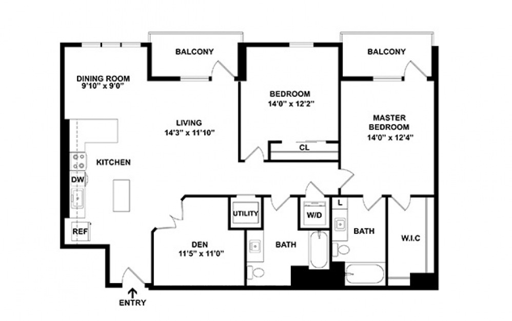 Park 2-Bedroom Luxury Penthouse for Rent Near Miami