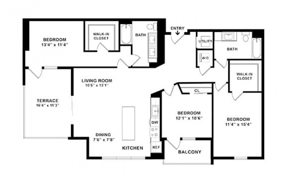 South Beach 3-Bedroom Luxury Penthouse in Miami