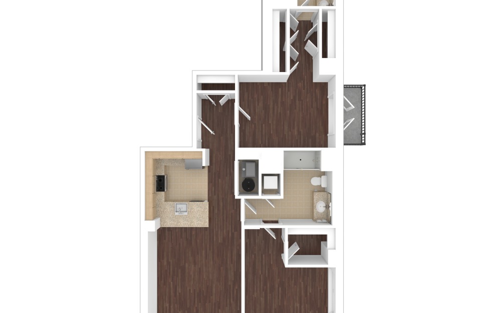 B5 2 bedroom 2 bath 1196 square feet (1)