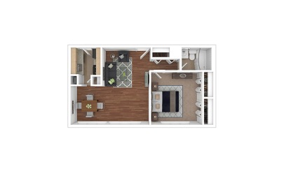 Barcroft 1 bedroom 1 bath 800 square feet