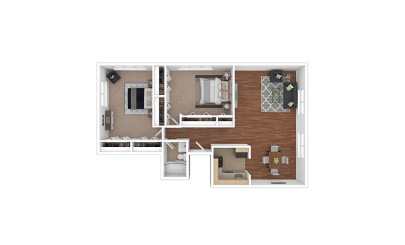 Gateway 2 bedroom 1 bath 976 square feet