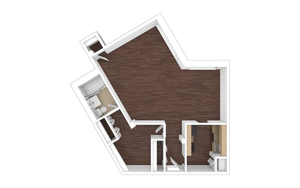 S6 - Affordable Studio 1 bath 770 square feet (1)