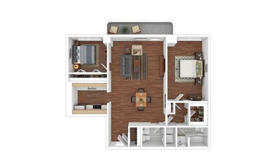 Reagan - Renovated 2 bedroom 1.5 bath 1040 square feet