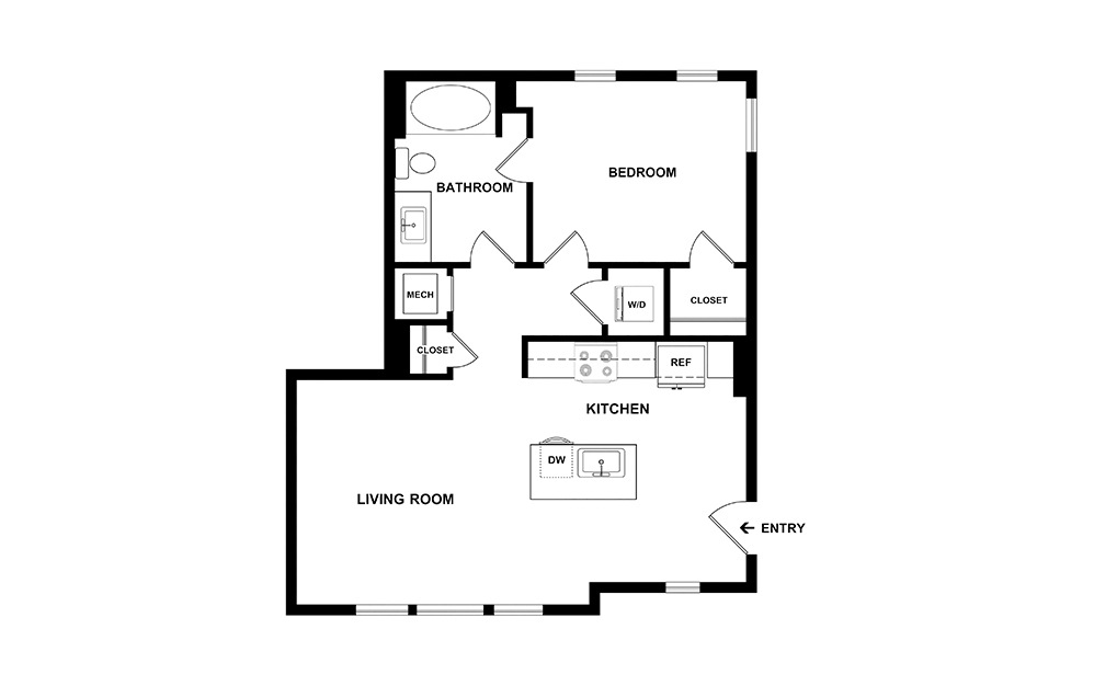 Altavista 1 Bedroom at Our Apartments for Rent in Buckhead Near Atlanta