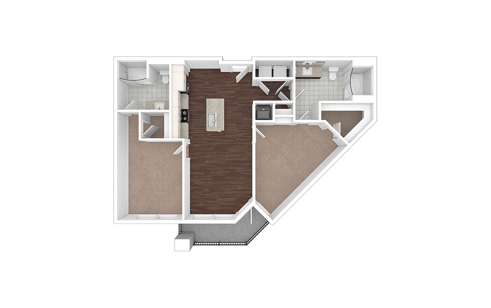 Habersham 2 Bedroom Apartments for Rent in Buckhead