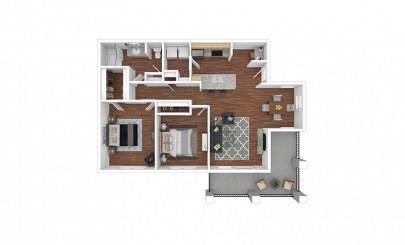 Jupiter 2 Bedroom Apartment at CityLine in Richardson