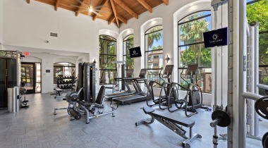 24/7 Fitness Center with Cardio and Weight Lifting Equipment at Our Apartments in South Phoenix