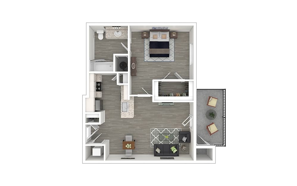 Overton 1 Bedroom Apartment on the Southwest Side of Fort Worth