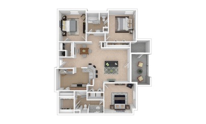 Westover 3 bedroom 2 bath 1408 - 1540 square feet