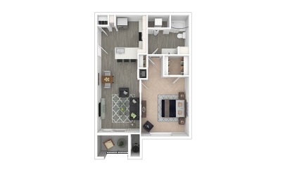 Hermann - Renovated  1 bedroom 1 bath 658 square feet