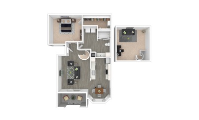 Mitchell - Renovated  1 bedroom 1 bath 862 square feet