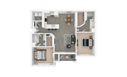 Sterling - Renovated  2 bedroom 2 bath 1082 square feet