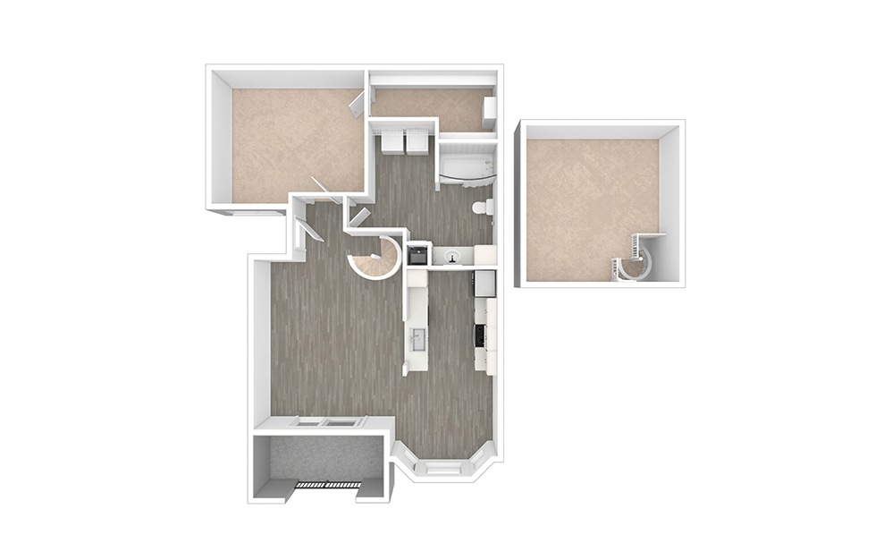 Mitchell - Renovated  1 bedroom 1 bath 862 square feet (1)