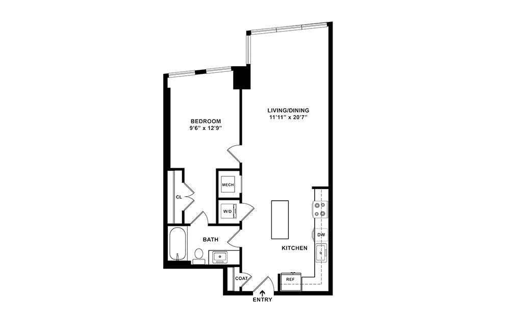 A26-East 1 Bedroom Apartment Rosslyn D.C.