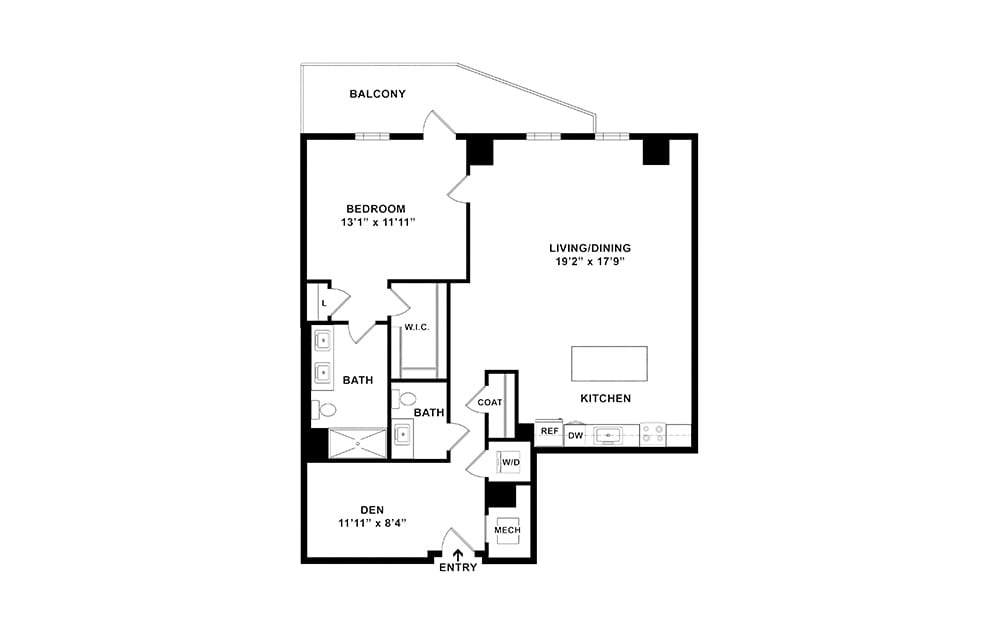 A39-West 1 Bedroom Luxury Apartment in Georgetown D.C.