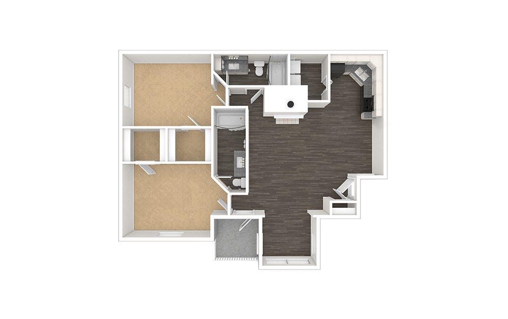 University 2-Bedroom Mallard Creek Apartment