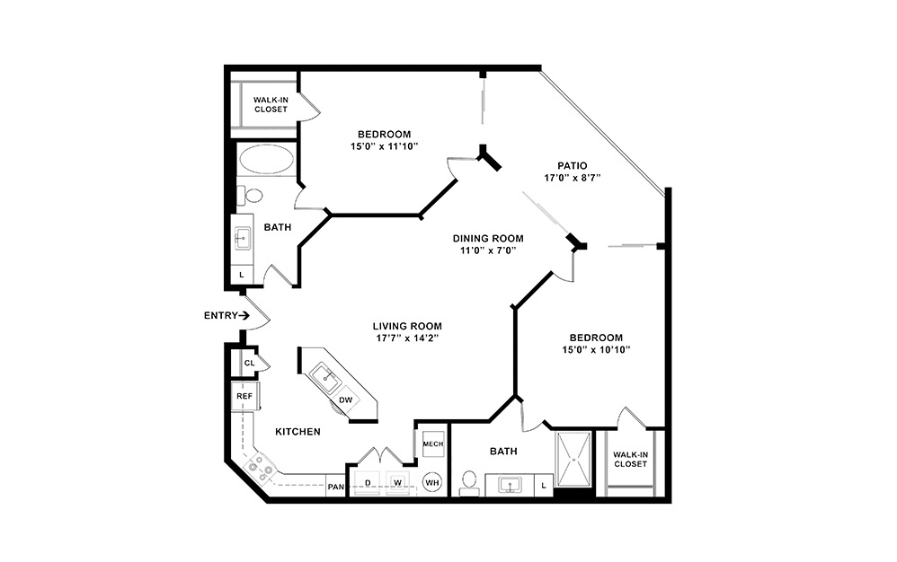 Monet II 2 Bedroom Lake Lotus Apartment in Altamonte Springs, FL