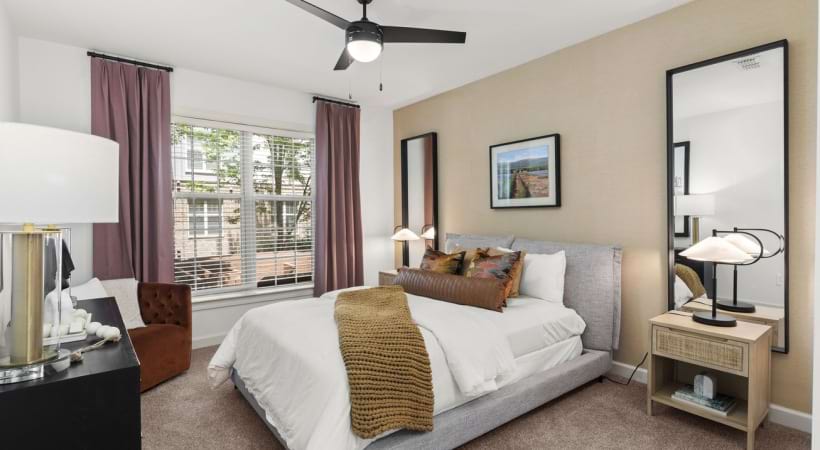 Spacious Bedroom  at Our Apartments on North Druid Hills