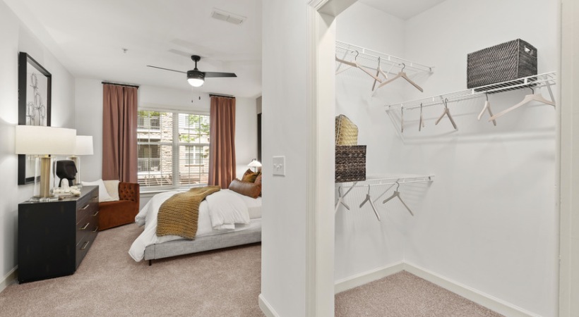 Spacious Walk-In Closet at Our Druid Hills Atlanta Apartments