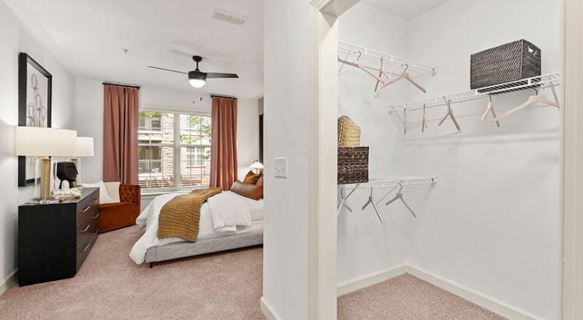 Spacious Walk-In Closets
