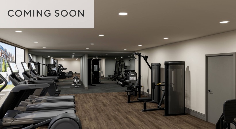 24//7 Fitness Center with Weight Lifting Equipment at Our Apartments for Rent in McLean