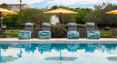Resort-Style Pool and Sun Deck at Our Apartments for Rent in St. Pete, FL