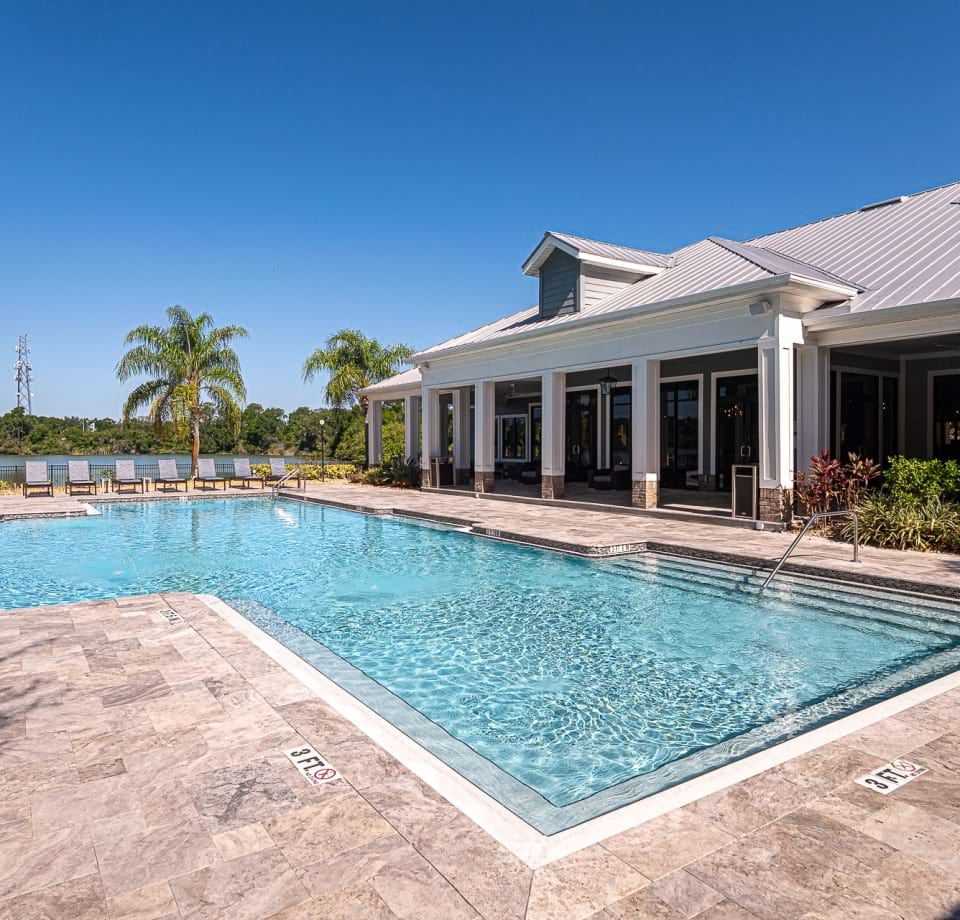 Resort-Style Pool at Cortland Bermuda Lake in Brandon, FL