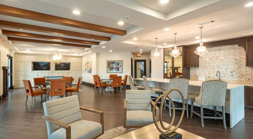 Resident Clubhouse at Our Apartments Near International Plaza Tampa