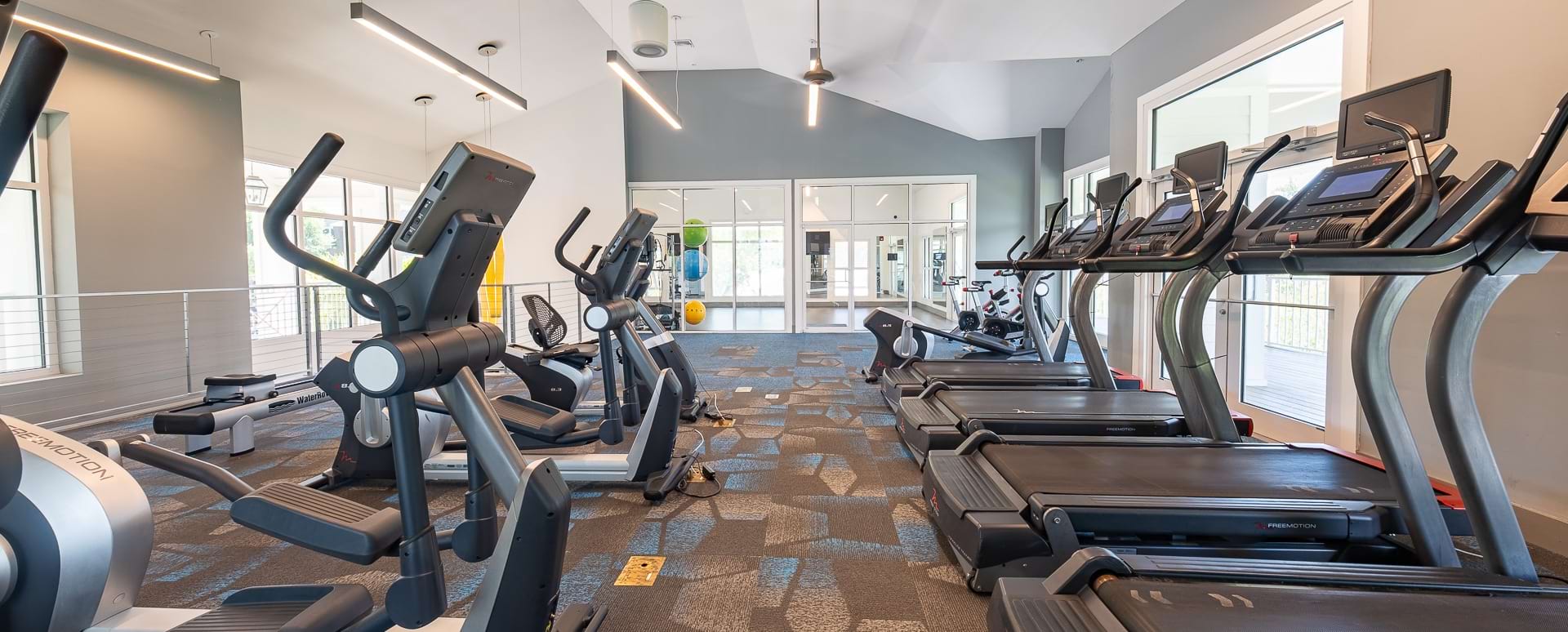 Two-Story, 24/7 Fitness Center and Yoga/Spin Studio at Cortland Bowery