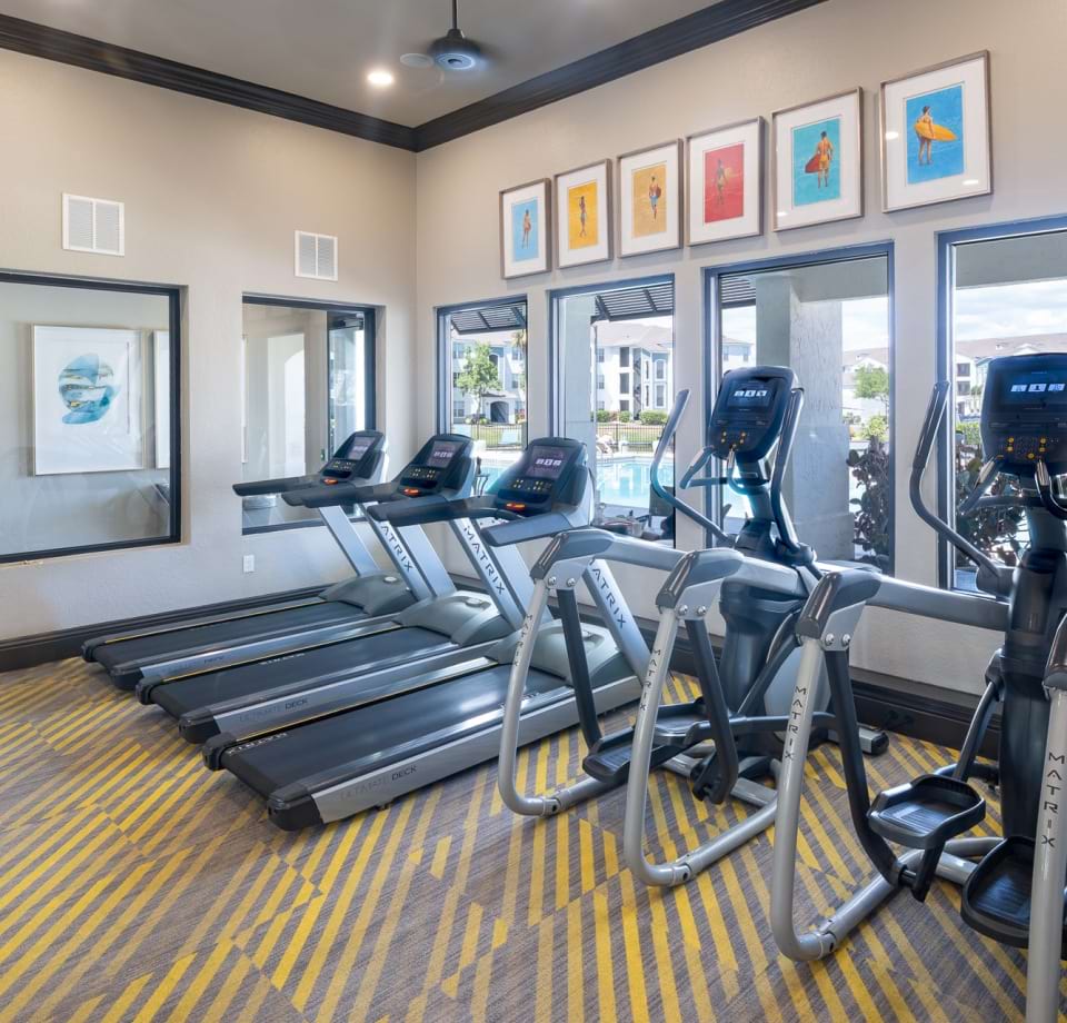 Spacious Fitness Center at Our St. Petersburg Apartments