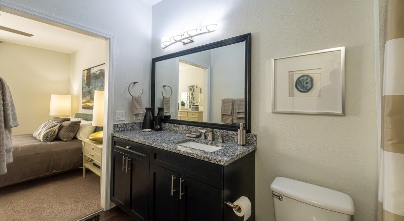 Sleek Granite Countertops at Cortland Brighton Bay