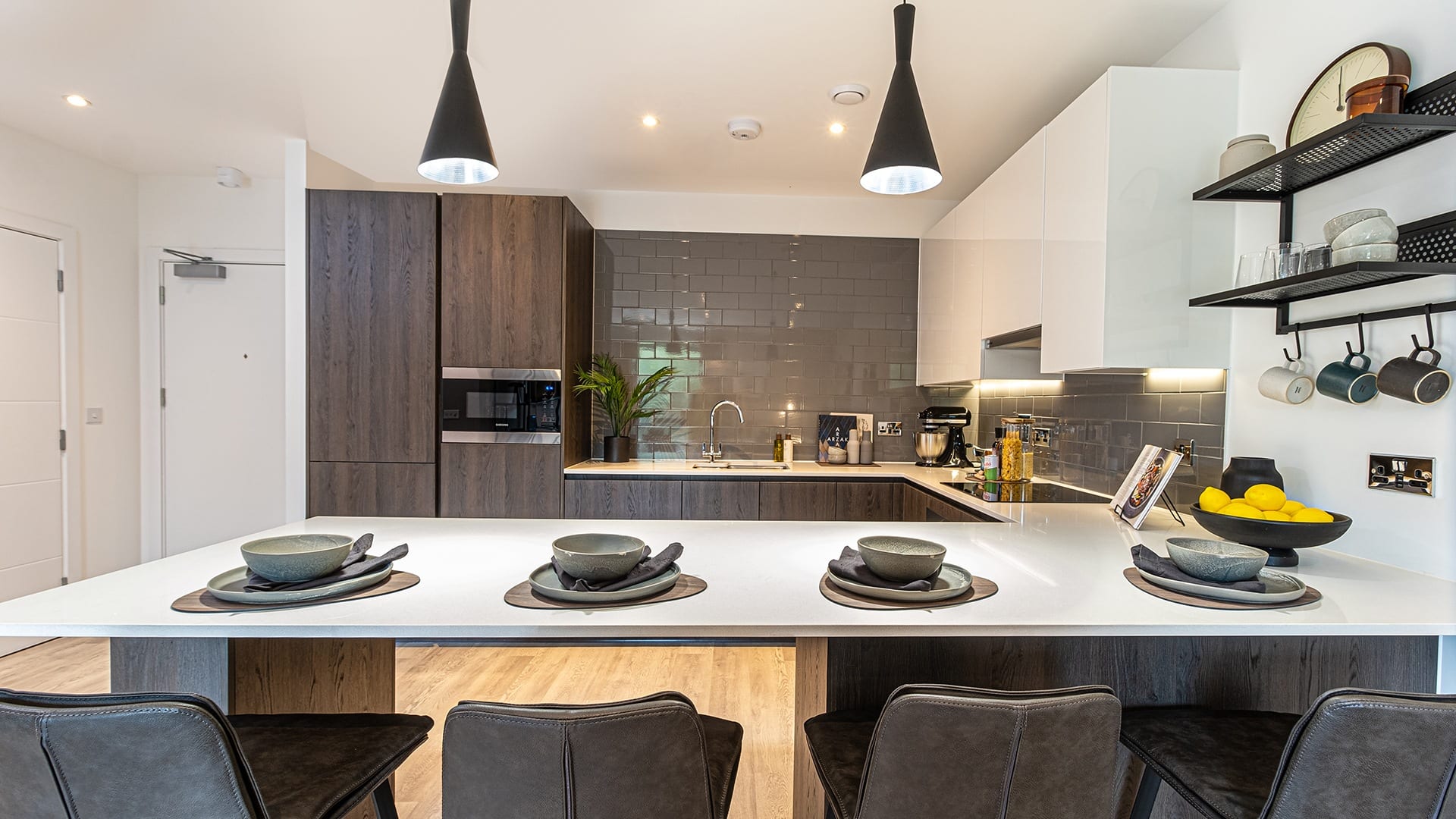 Spacious Kitchen and Dining Area at Our Watford Apartments