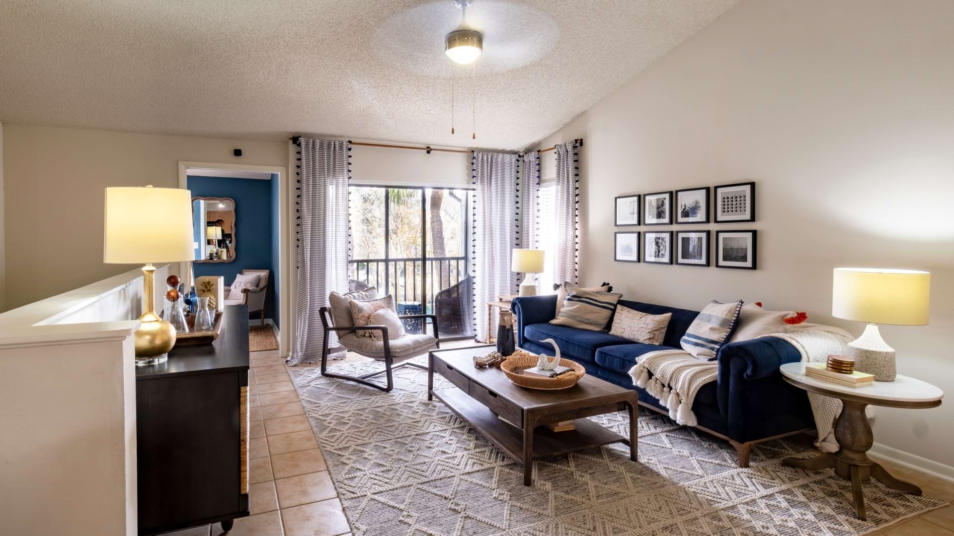 Spacious Living Room at our Apartments Near Town N Country, FL