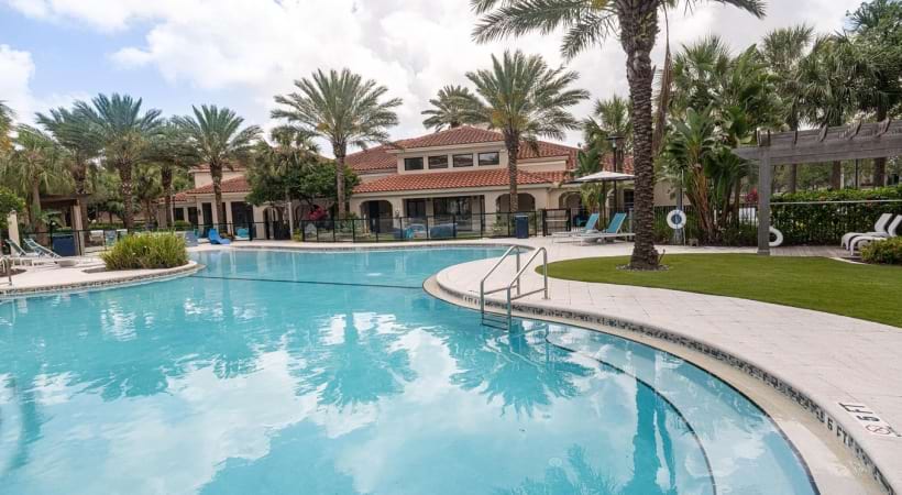 Resort-style Pool at Our Palm Beach Lakes Apartments