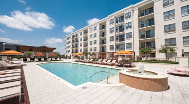 Resort-Style Pool at Our Cityplace Apartments in Dallas