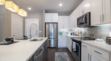 Luxury apartment kitchen at our Smyrna apartments