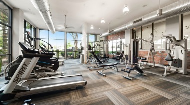 24/7 Fitness Center at Our Apartments on South Boulevard 