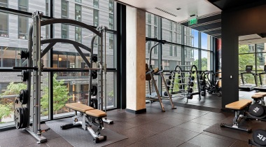 Spacious 24/7 Fitness Center at Our Apartments Near Rosslyn Metro