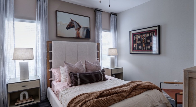 Spacious Bedroom at Our Apartments in West Houston, TX