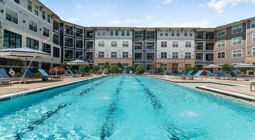 Resort-Style Pool at Our Luxury Apartments in Fairview, TX