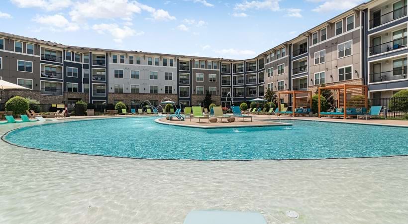 Resort-Style Pool at Our Cottonwood Creek Apartments in Allen