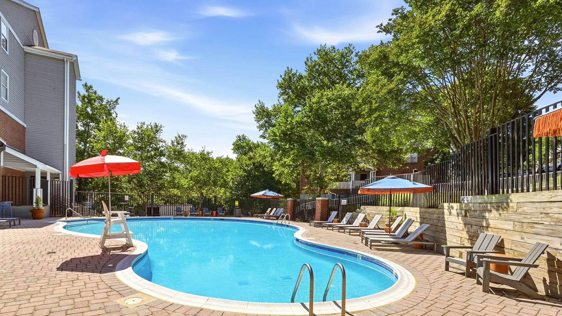 Sparkling, Resort-Style Pool and Sun Deck at Our Apartments in Landmark Near Alexandria, VA