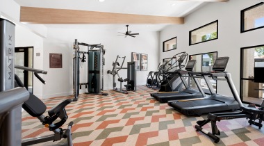 Newly Renovated Fitness Center  at our Casas Adobes Apartments 