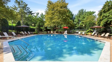 Sparkling, Resort-Style Pool and Sun Deck at Our Apartments for Rent in Alexandria, VA