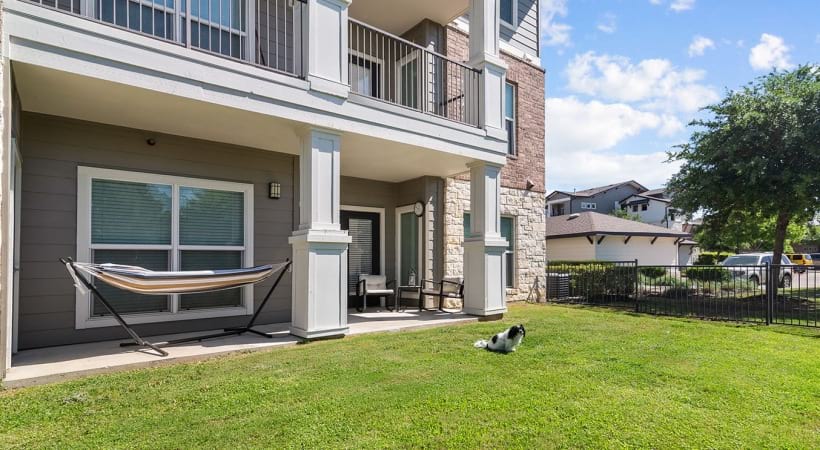 Private, Fenced-in Yards at Our Apartments on Manchaca