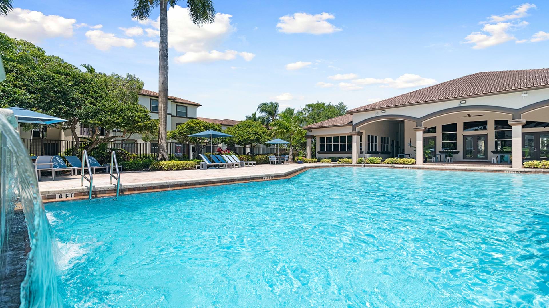 Resort-Style Pool at Our Apartments for Rent in Pembroke Pines, FL